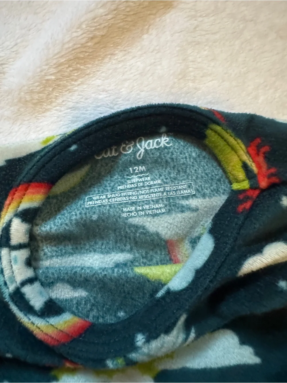 12mo Mixed Pajama Set of 7